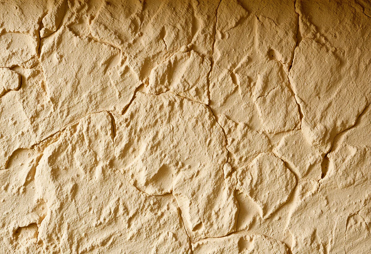 Textured surface of an ancient cave wall with natural patterns